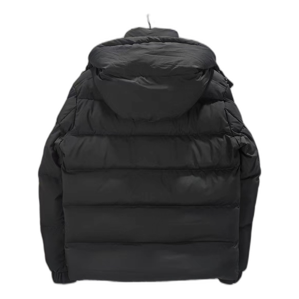 Moncler Maya Matte Hooded Puffer – Black | Iconic Silhouette