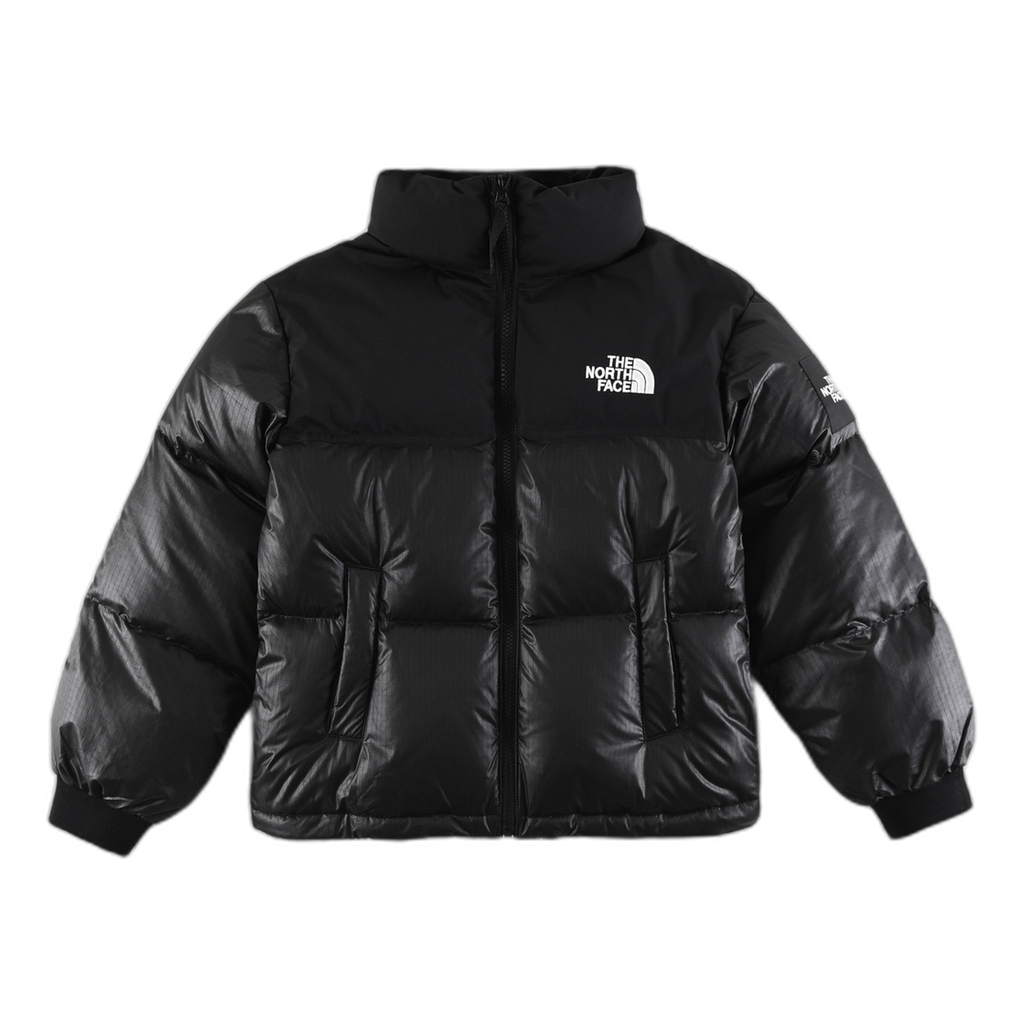The North Face Nuptse Cropped Puffer Jacket – Black | 700-Fill