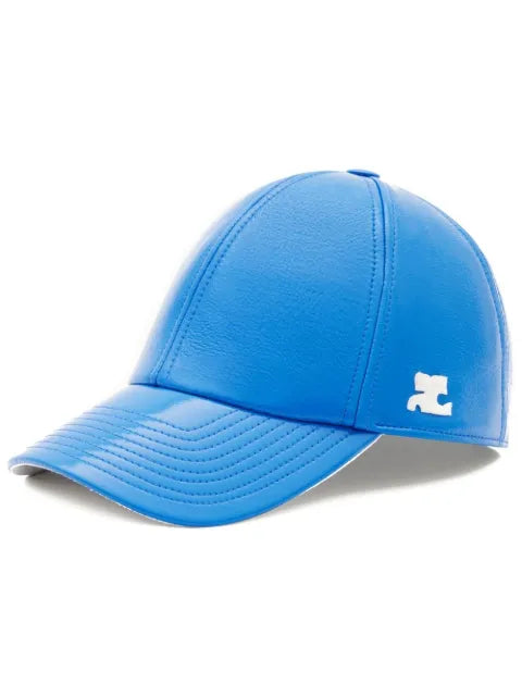 Courrèges logo-patch baseball cap