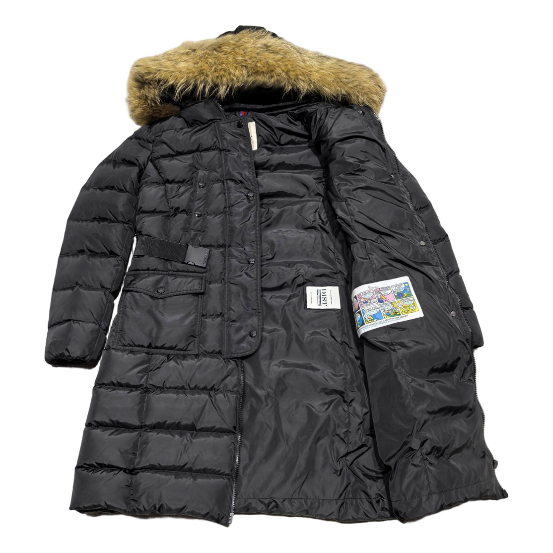 Moncler Four-Pocket Fur-Trim Hooded Long Puffer – Black | Utility Luxury | Premium Down