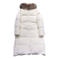 Moncler Marrionnier Long Puffer Coat – Ivory | Premium Down