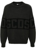 GCDS logo band crew-neck sweater