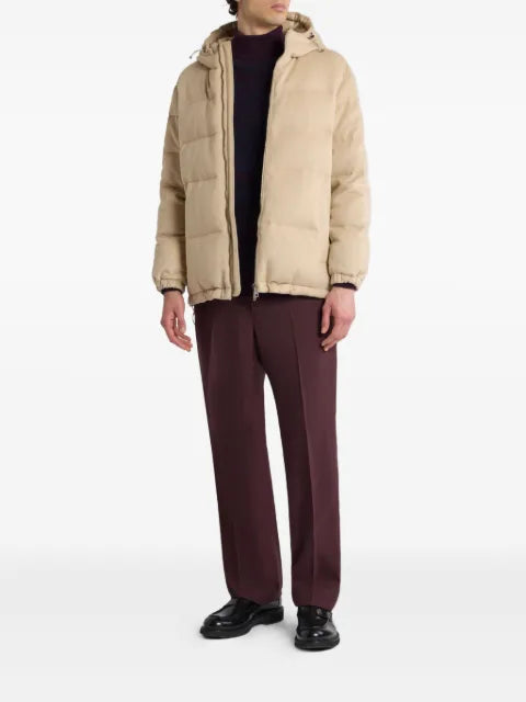 ETRO hooded cashmere down jacket