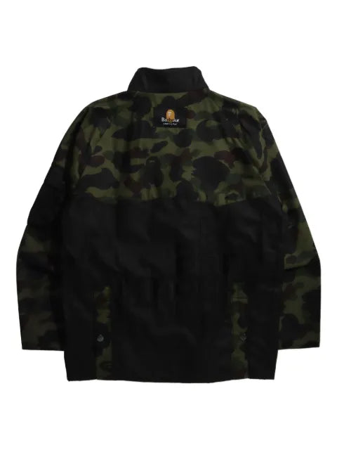 A BATHING APE® camouflage-patterned buttoned jacket