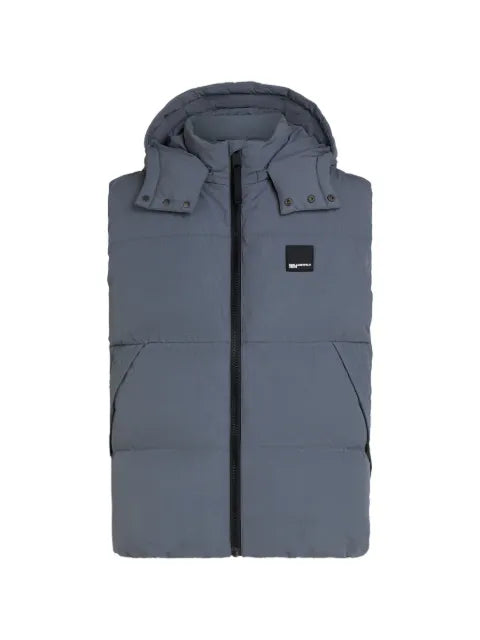 Karl Lagerfeld Jeans hooded puffer vest