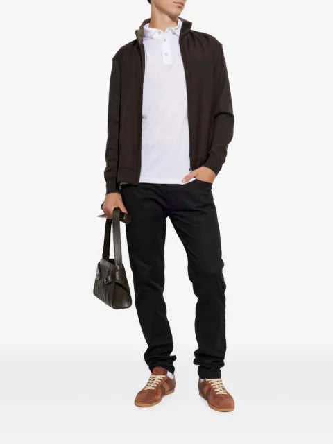 Paul & Shark panelled stand-up collar jacket