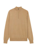 Brooks Brothers half-zip mock-neck sweater