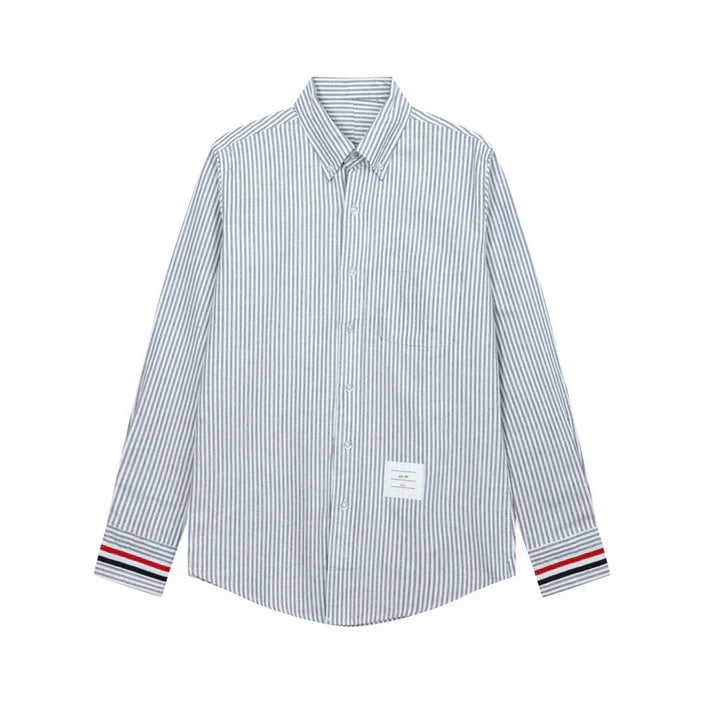 Men's Classic Oxford Shirt — Blue & Grey | Thom Browne