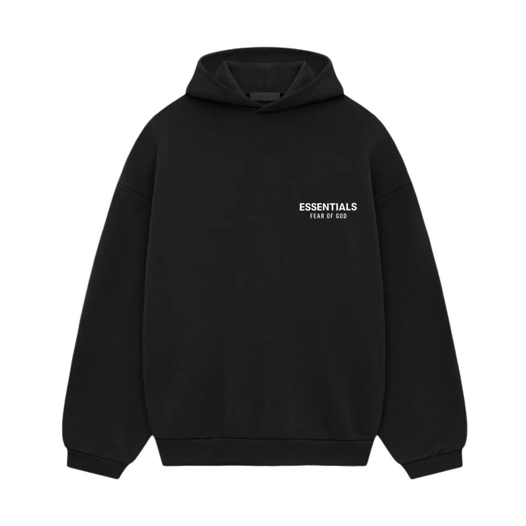 Fear of God Essentials Silicone Letter Graphic Pullover Hoodie