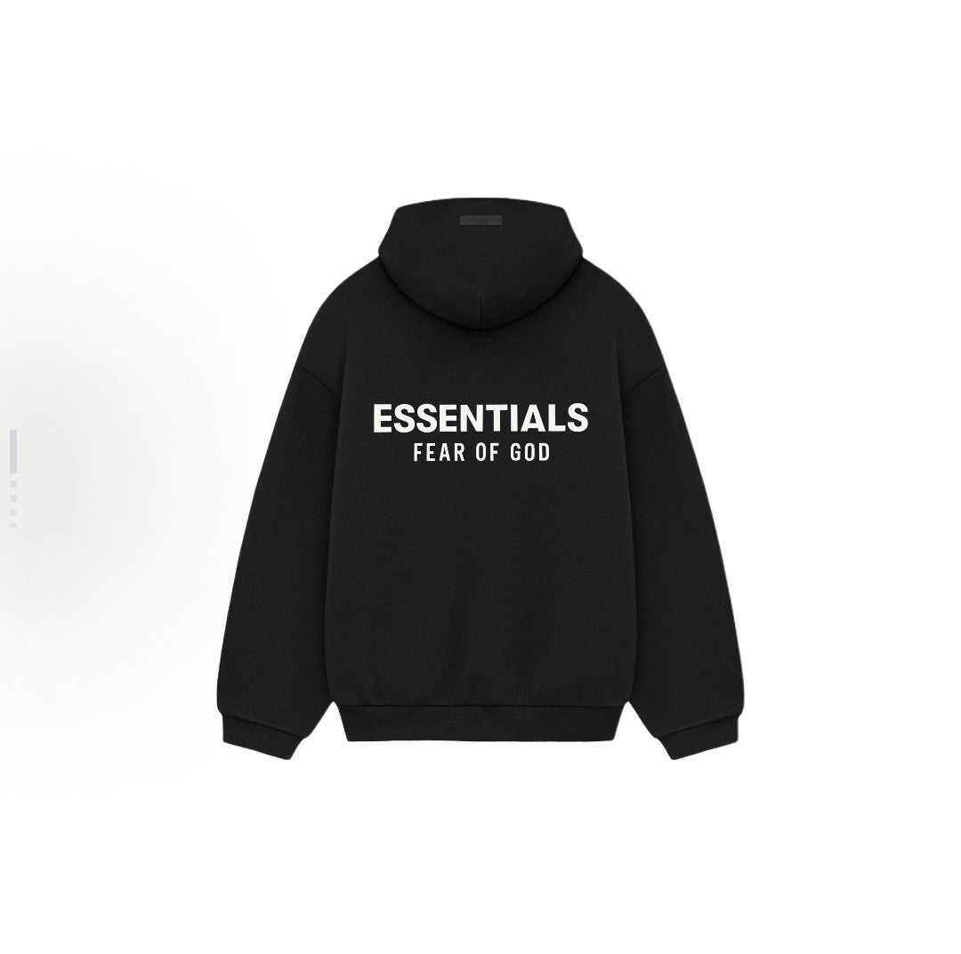 Fear of God Essentials Silicone Letter Graphic Pullover Hoodie