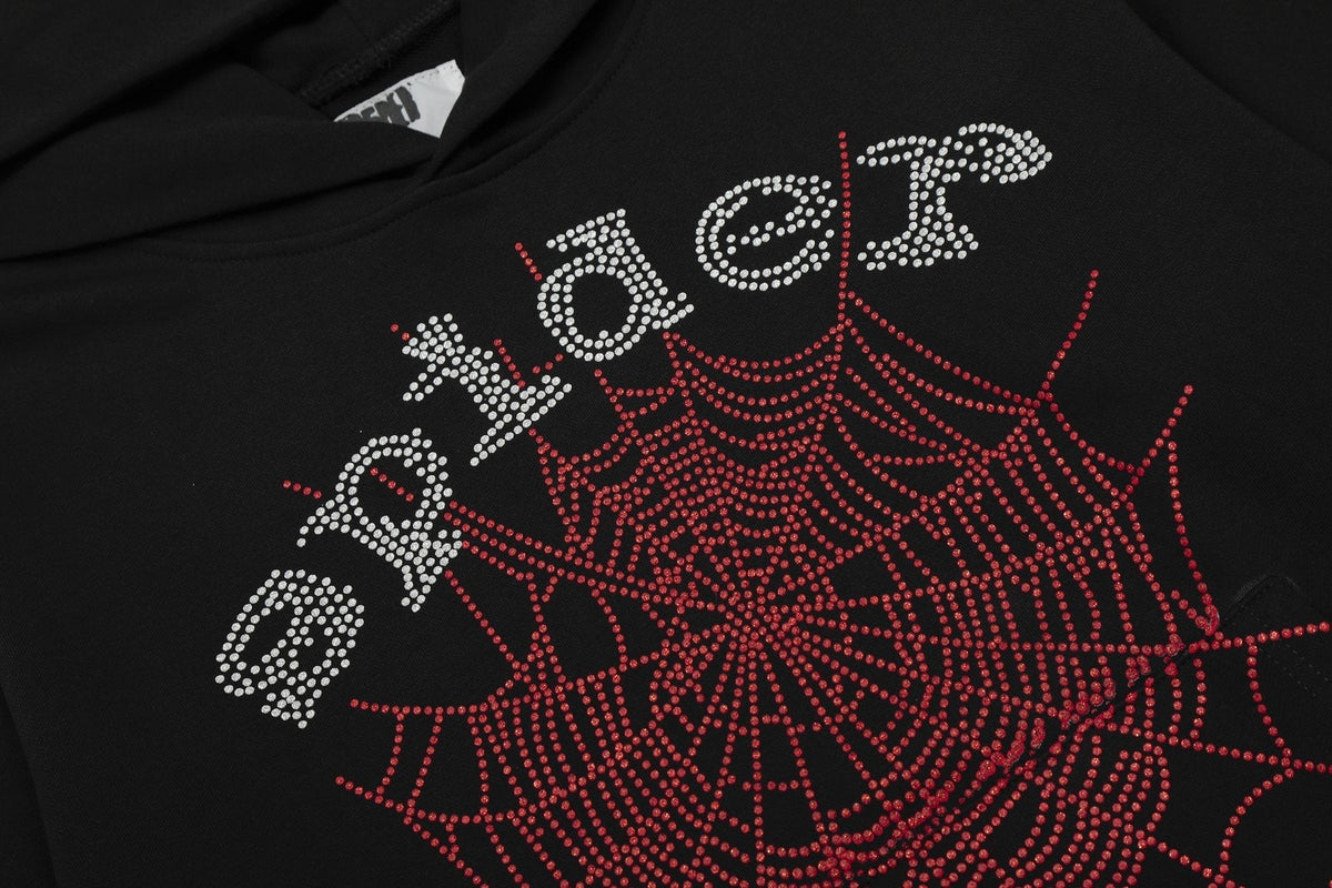 Sp5der Spider-Web Graphic Hoodie