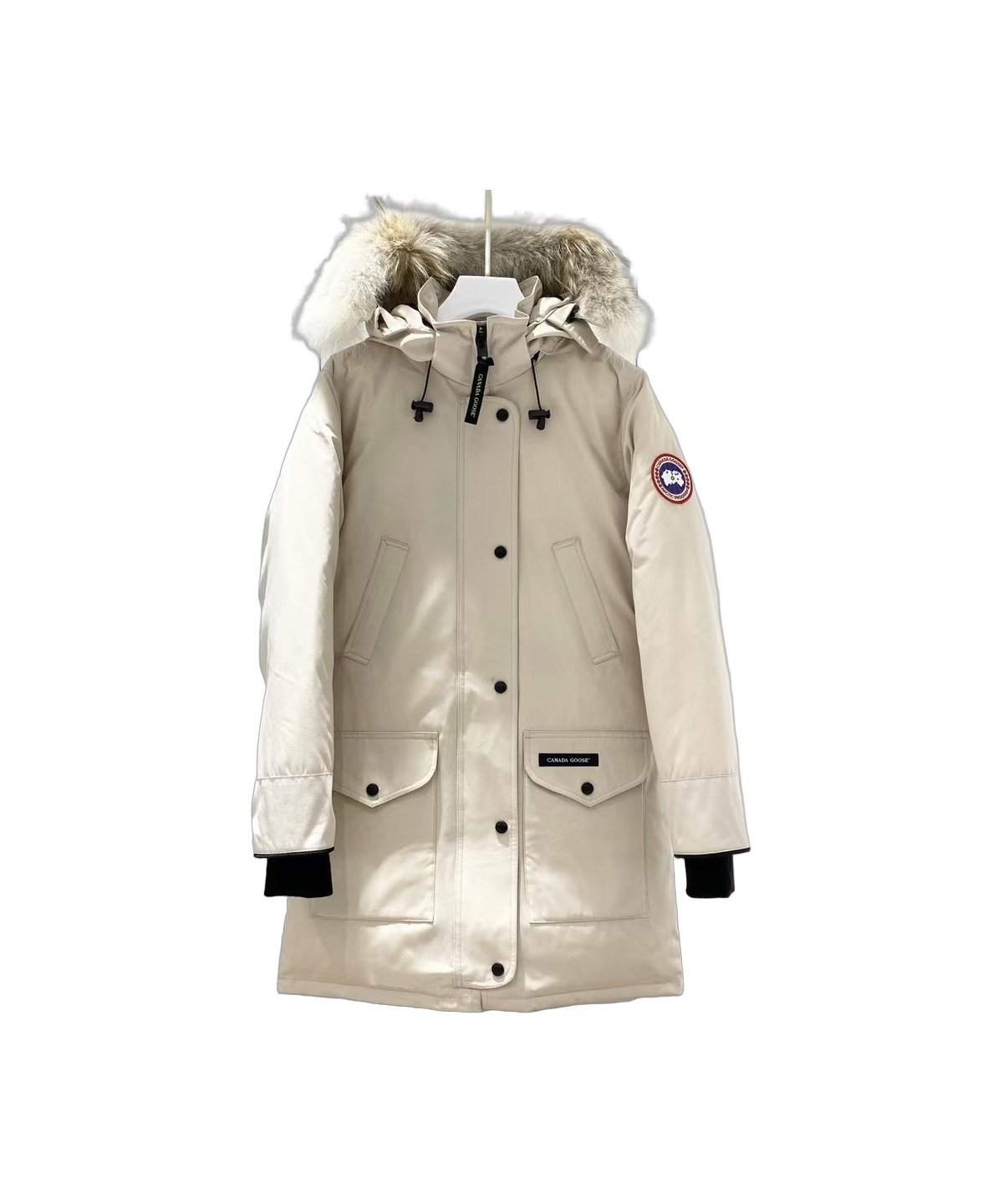 Canada Goose Women’s Trillium Parka – Rated to -15°C | Coyote Fur Hood | Arctic-Tech Shell