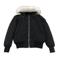 Moose Knuckles Men’s Ballistic Bomber – Shearling Trim | Black