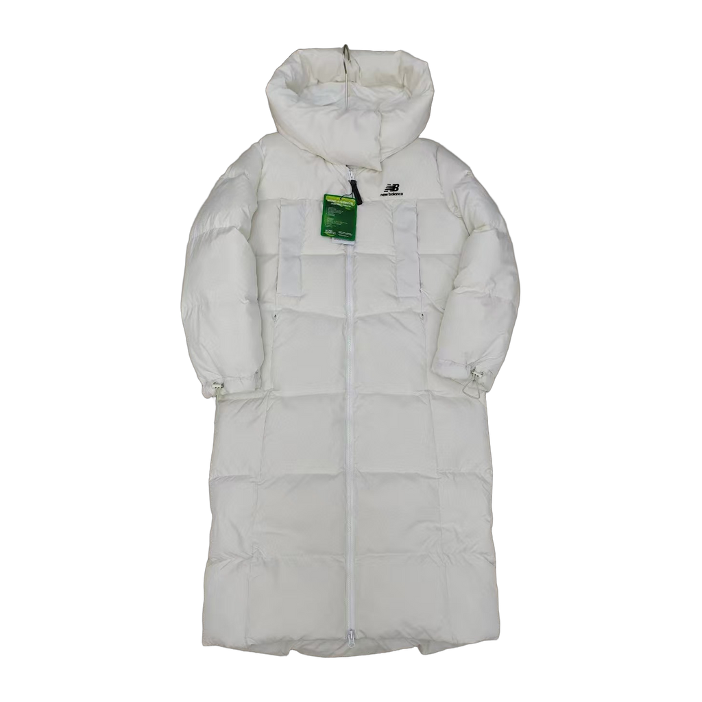 New Balance Long Puffer Coat – Hooded | Off White