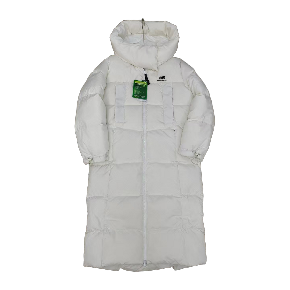 New Balance Long Puffer Coat – Hooded | Off White