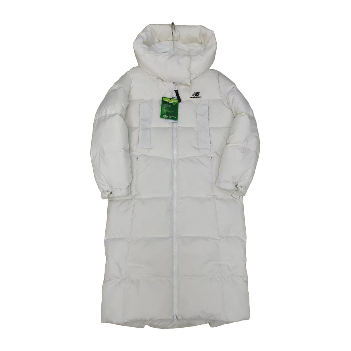 New Balance Long Puffer Coat – Hooded | Off White