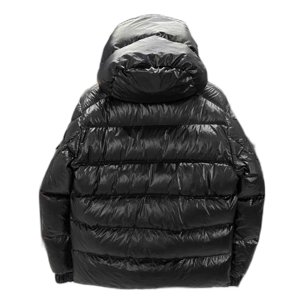 Moncler Maya 70th Anniversary Glossy Hooded Puffer – High-Shine Finish | Premium Down