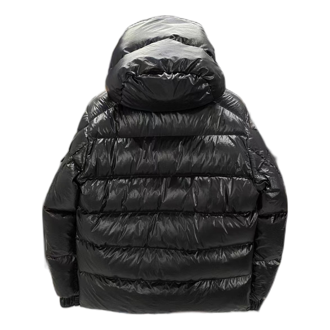 Moncler Maya 70th Anniversary Glossy Hooded Puffer – High-Shine Finish | Premium Down