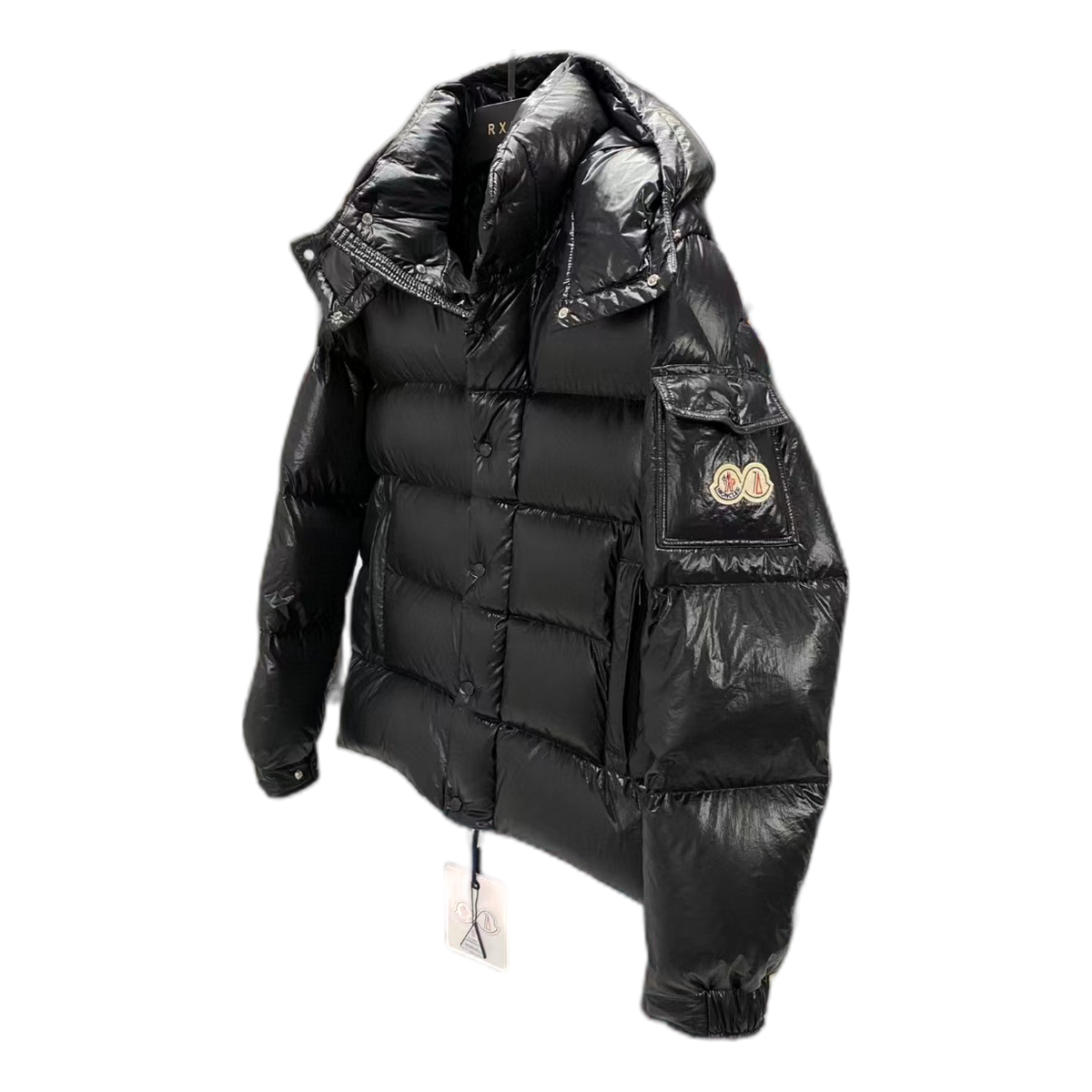 Moncler Maya 70th Anniversary Glossy Hooded Puffer – High-Shine Finish | Premium Down