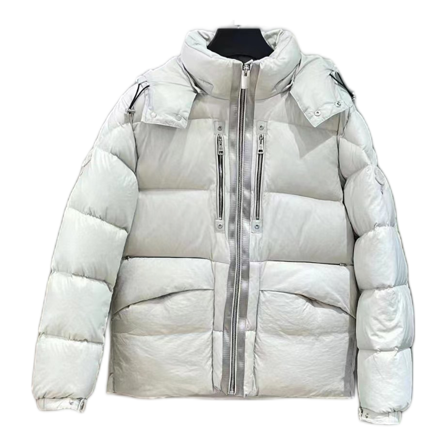Moncler Double-Zip Hooded Puffer – Off White | Double Zip | Premium Down