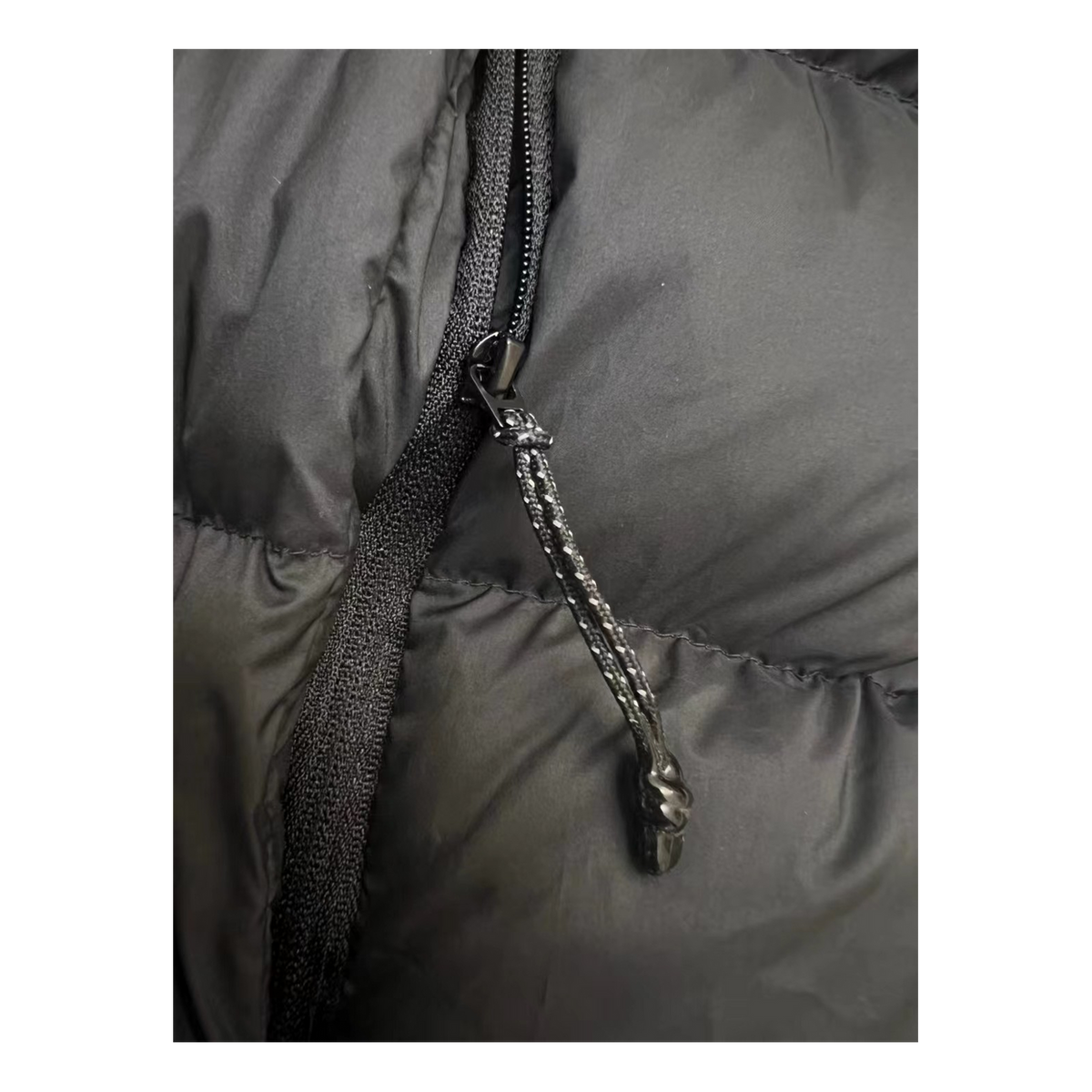 Moncler Vertical-Logo Snap-Front Puffer – Black | Premium Down