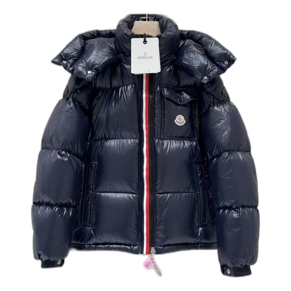 Moncler Montbeliard Hooded Puffer – Navy | Premium Down