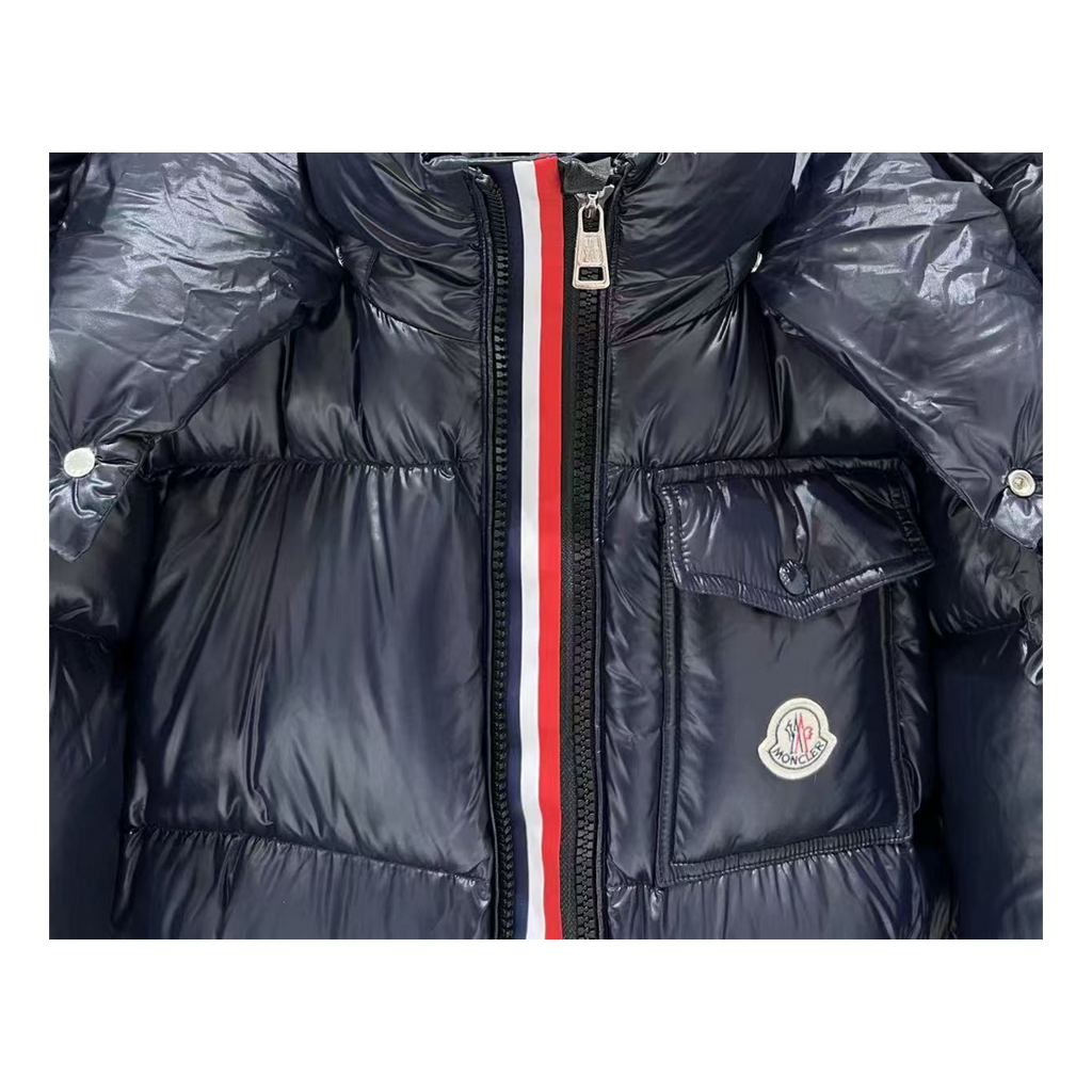 Moncler Montbeliard Hooded Puffer – Navy | Premium Down