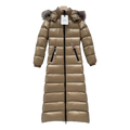 Moncler Hudson Fur-Trim Long Puffer Coat – Premium Down | Opulent Fur Trim