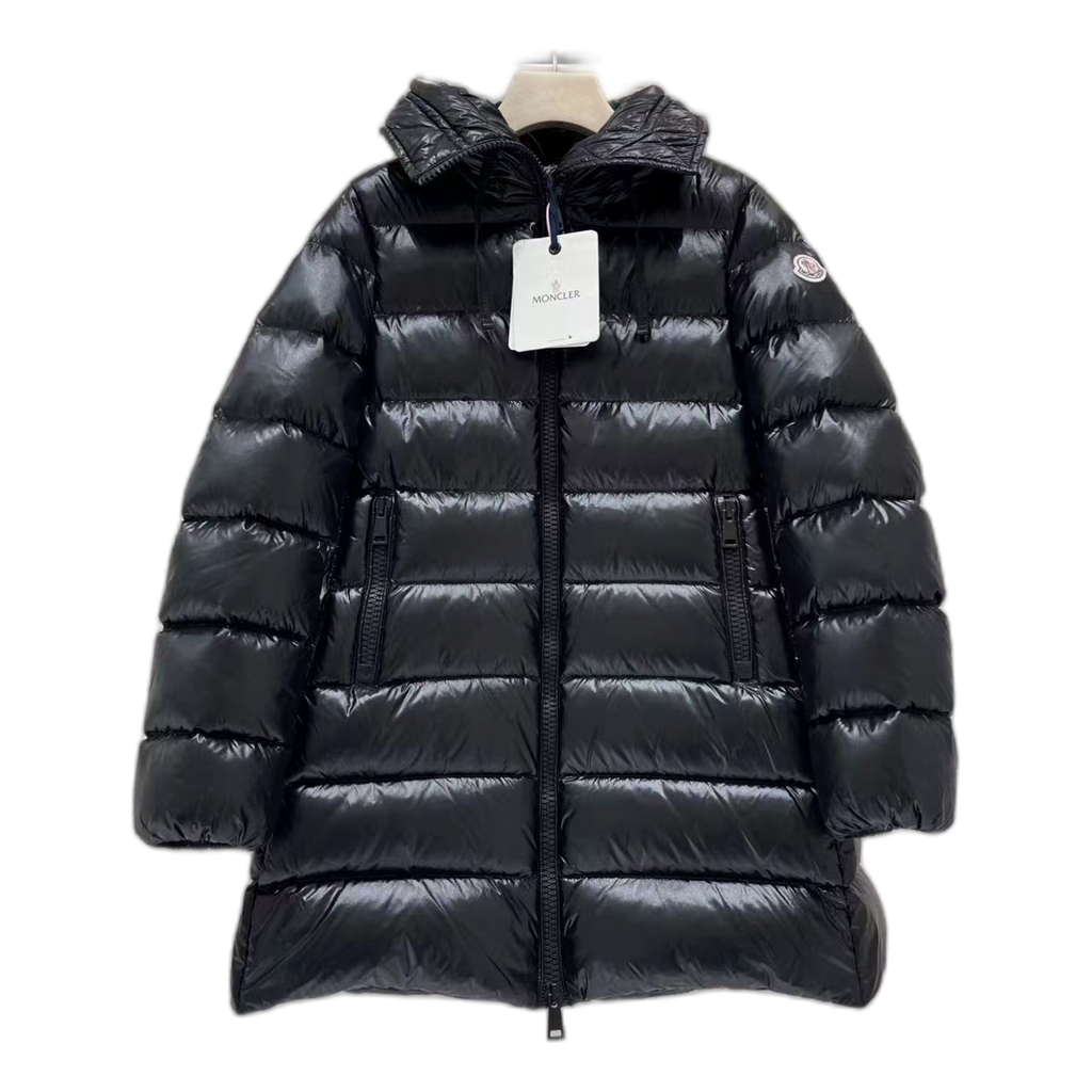 Moncler Suyen Hooded Puffer Coat – Black | Full-Length | Premium Down