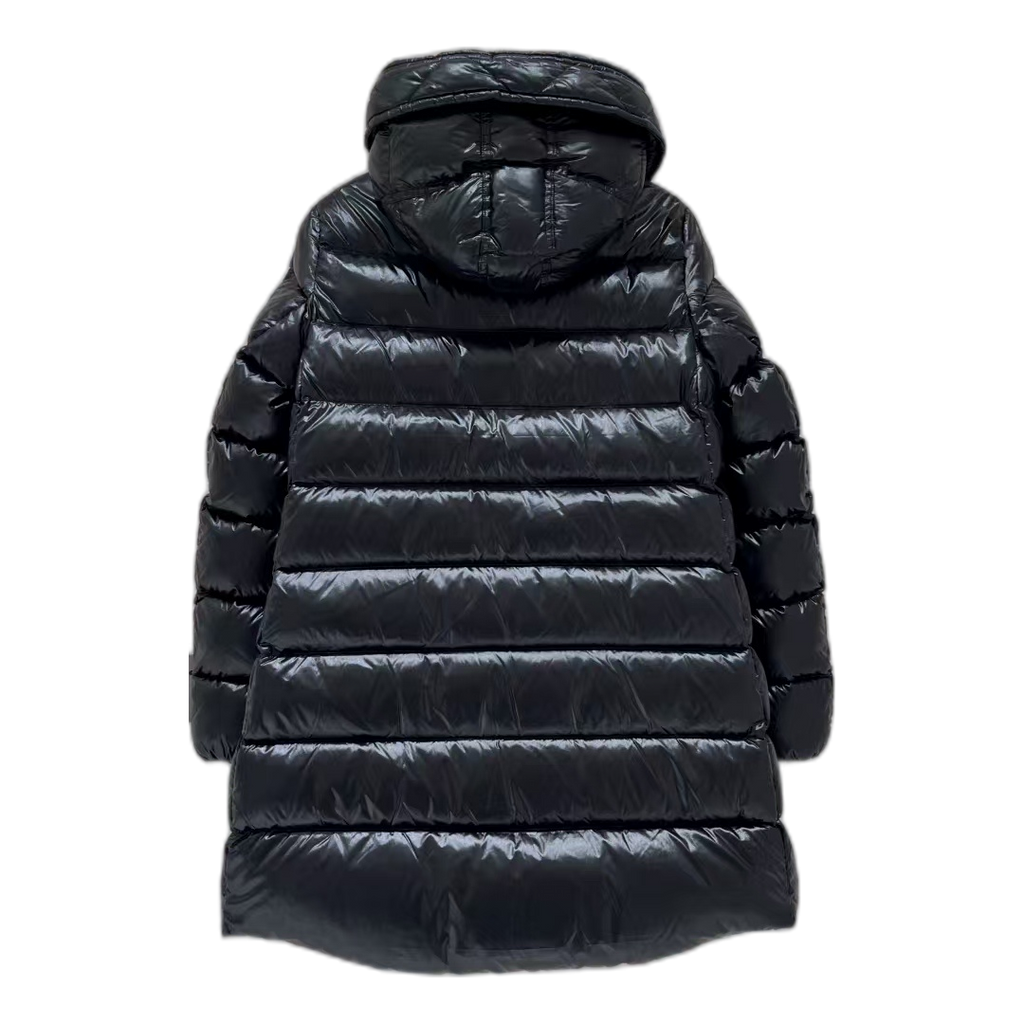 Moncler Suyen Hooded Puffer Coat – Black | Full-Length | Premium Down