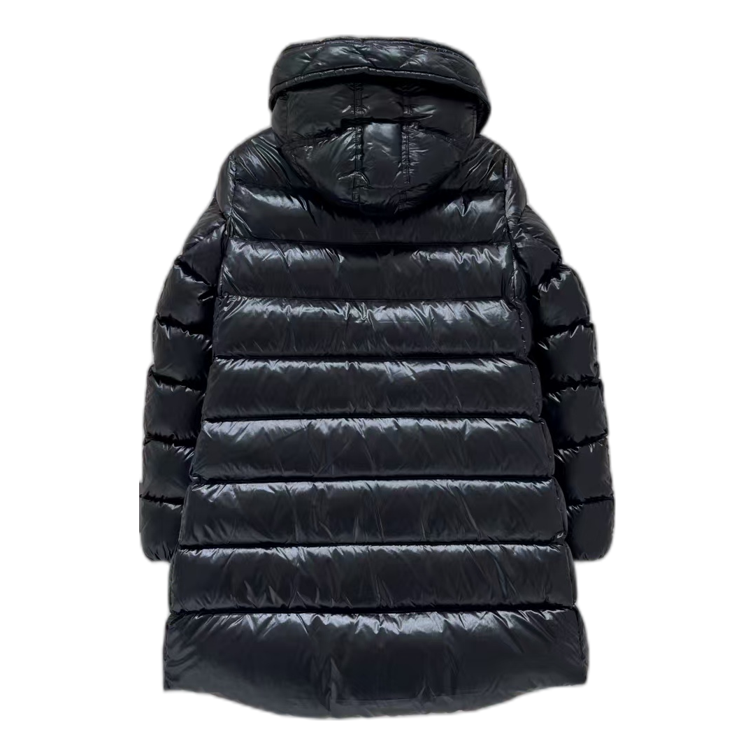 Moncler Suyen Hooded Puffer Coat – Black | Full-Length | Premium Down