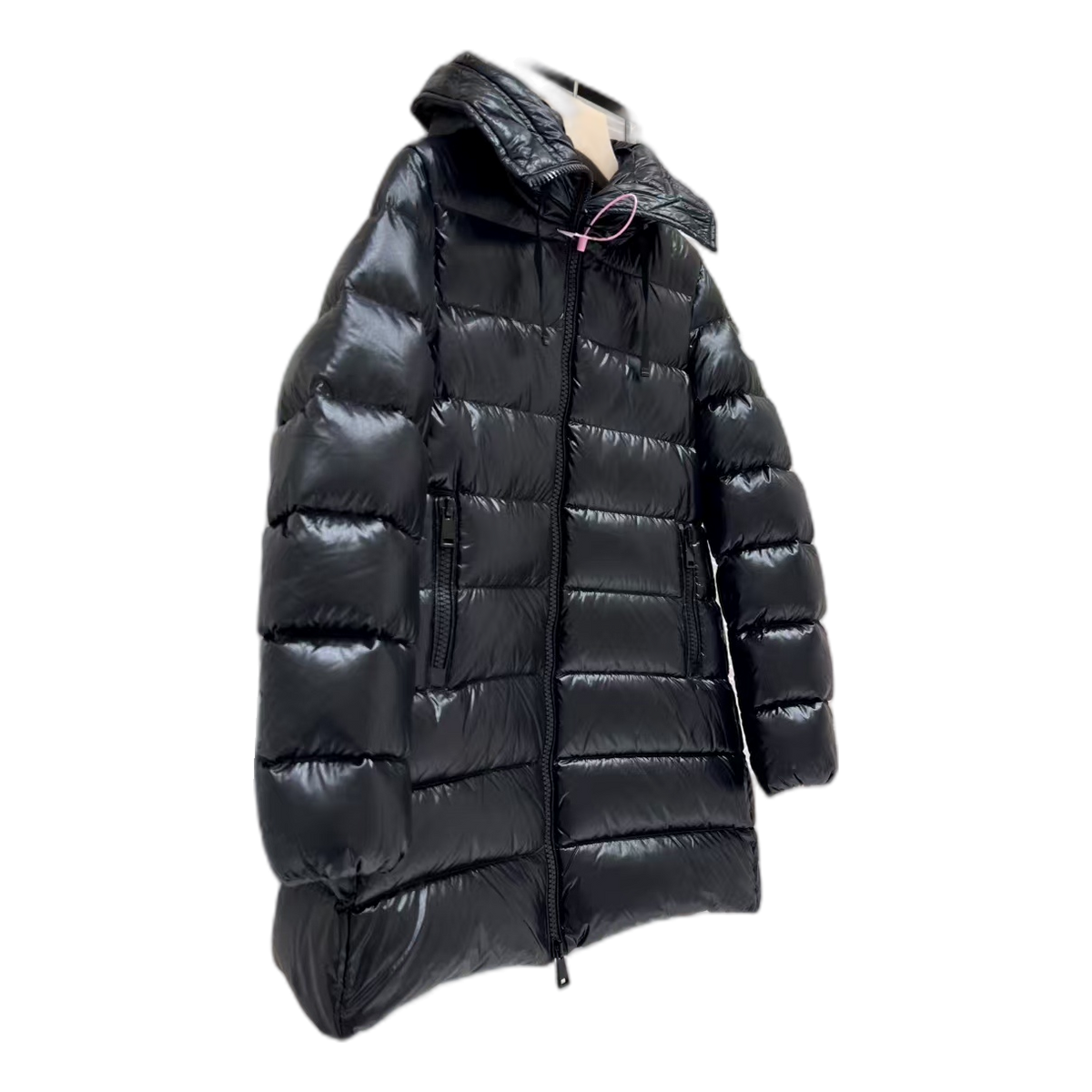 Moncler Suyen Hooded Puffer Coat – Black | Full-Length | Premium Down