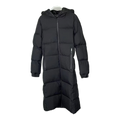 Moncler Matte Zip-Front Hooded Long Puffer Coat – Black | Premium Down