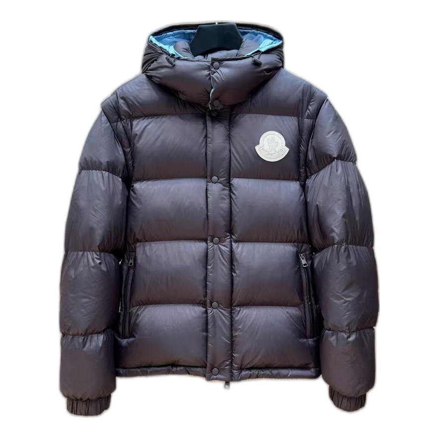 Moncler Oversized Chest-Badge Hooded Puffer – Premium Down | Bold Silhouette