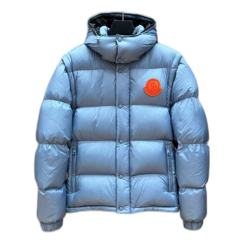 Moncler Oversized Chest-Badge Hooded Puffer – Premium Down | Oversized Fit