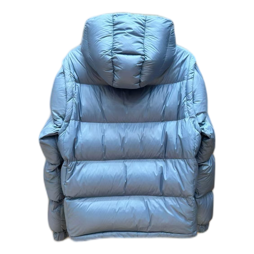 Moncler Oversized Chest-Badge Hooded Puffer – Premium Down | Oversized Fit