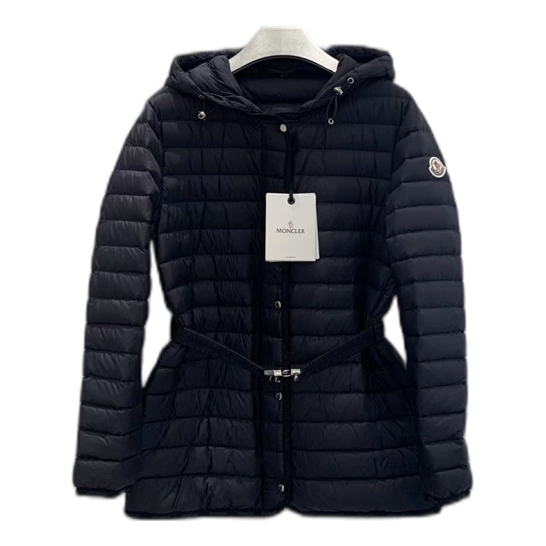 Moncler Oredon Belted Hooded Puffer – Black | Premium Down