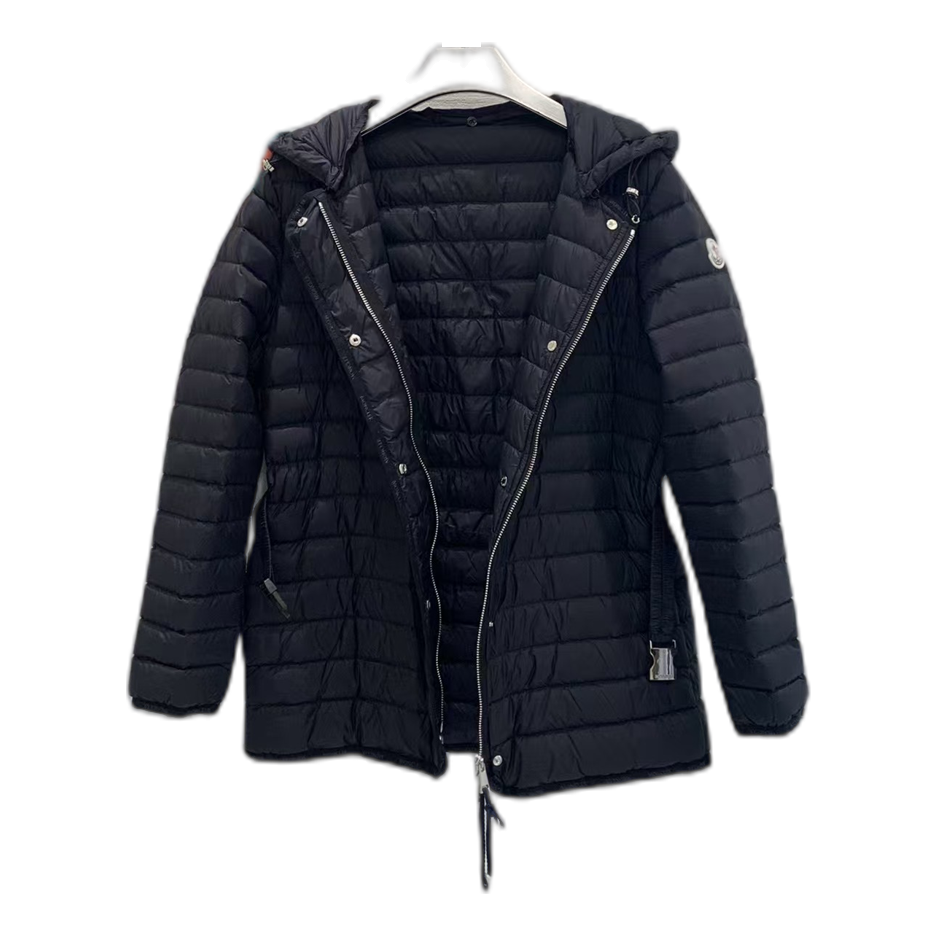 Moncler Oredon Belted Hooded Puffer – Black | Premium Down