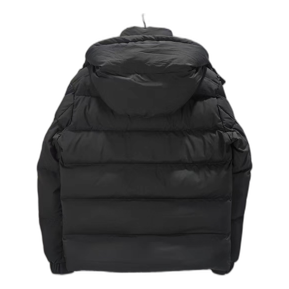 Moncler Maya Matte Hooded Puffer – Black | Matte Finish