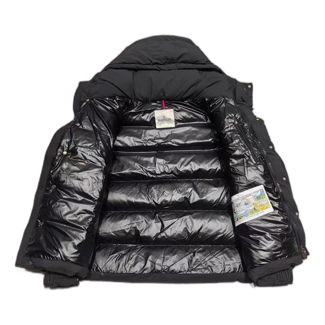 Moncler Maya Matte Hooded Puffer – Black | Matte Finish