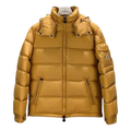 Moncler Maya Hooded Puffer – Yellow | Premium Down