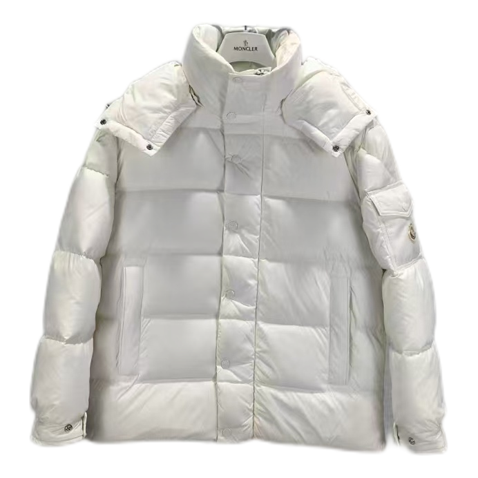 Moncler Matte Snap-Front Hooded Puffer – Premium Down | Snap-Front Closure