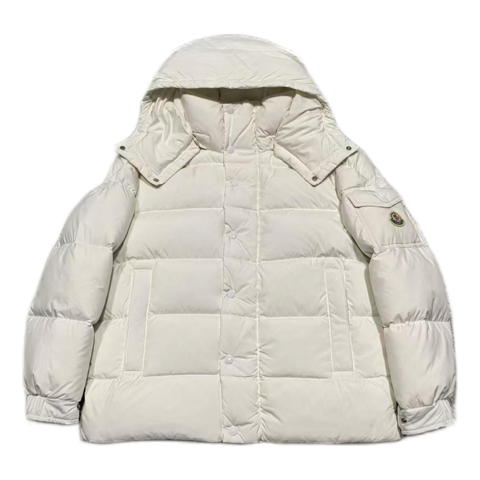 Moncler Matte Snap-Front Hooded Puffer – Premium Down | Snap-Front Closure