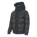 Moncler Tonal-Logo High-Collar Puffer – Black | Premium Down
