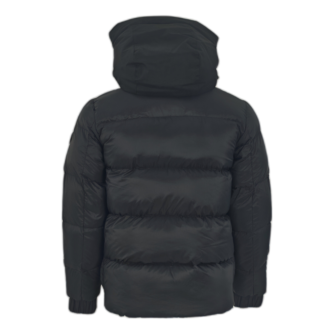 Moncler Tonal-Logo High-Collar Puffer – Black | Premium Down