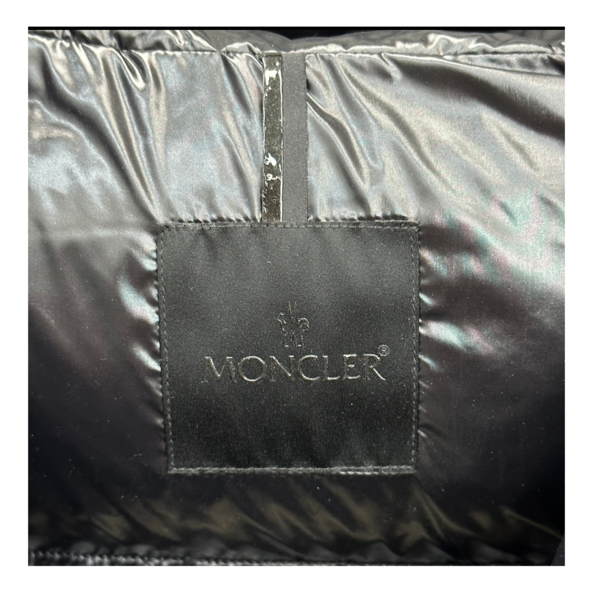 Moncler Tonal-Logo High-Collar Puffer – Black | Premium Down