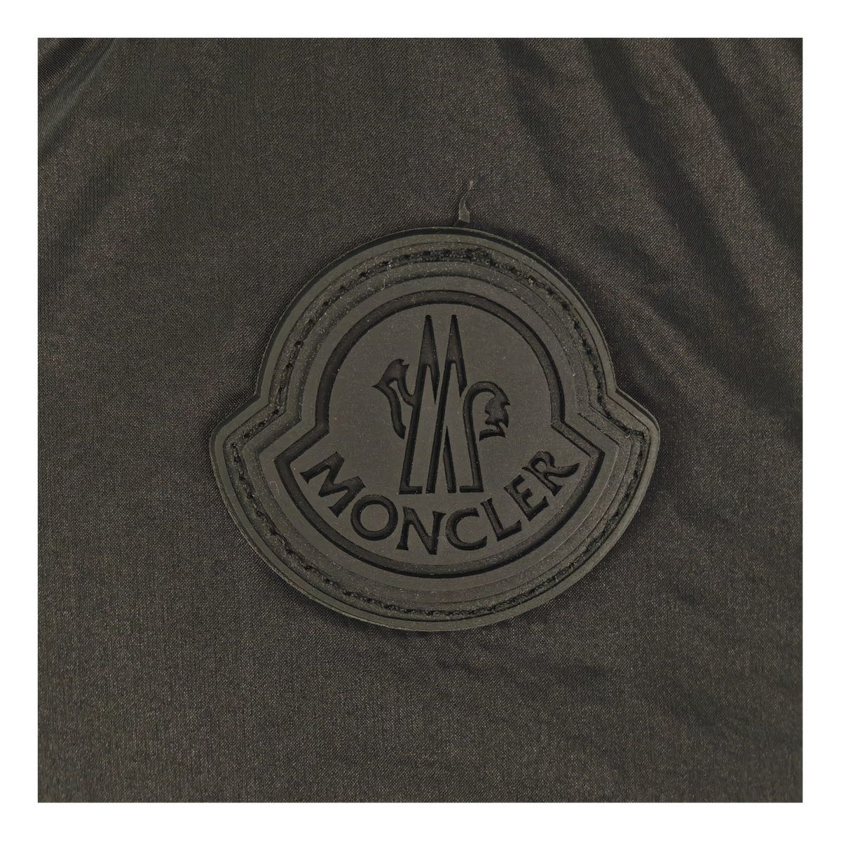 Moncler Tonal-Logo High-Collar Puffer – Black | Premium Down