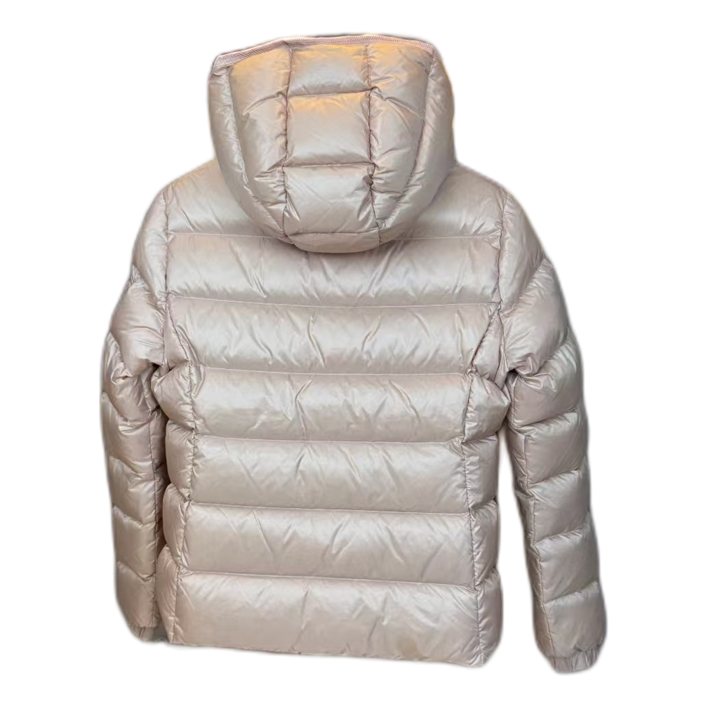 Moncler Gles Glossy Hooded Puffer – Premium Down | Light-Catching Shell