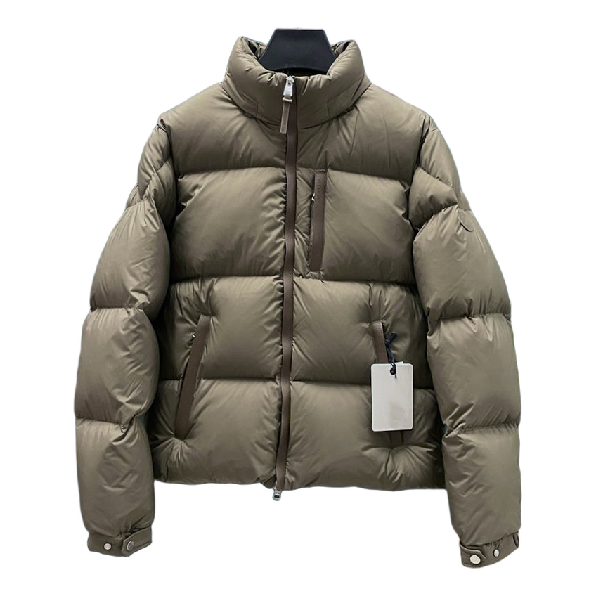 Moncler Tonal-Patch Wide-Quilt Hooded Puffer – Premium Down | Architectural Quilt