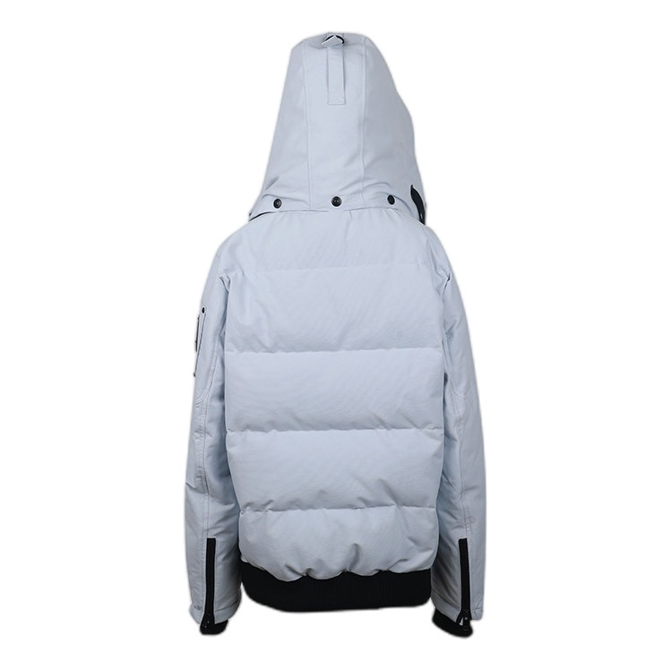 Moose Knuckles Contrast-Pocket Hooded Parka – Canadian Down | Colour Block